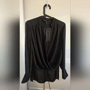 BCBG Black Long sleeve Top